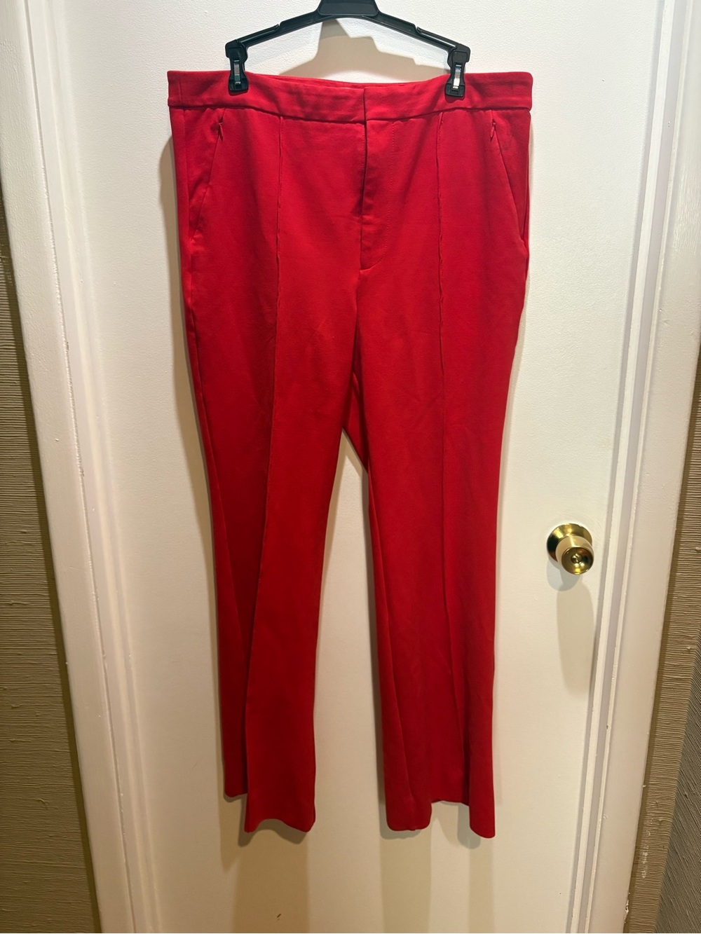 Anthropologie Bright Red Women's Dress Pants
